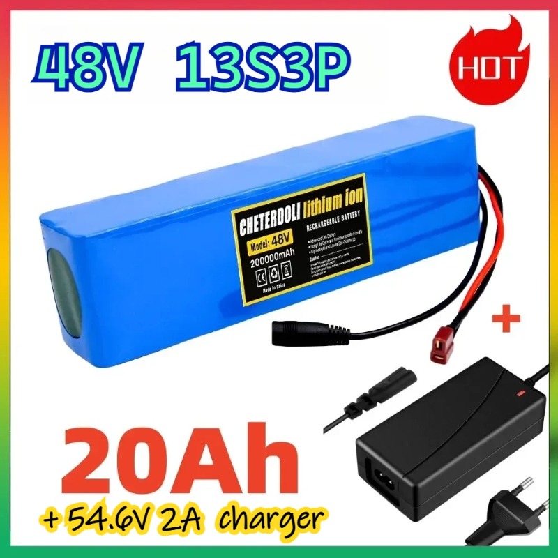 Ebike Battery 48V 20Ah Hailong - Paket Baterai Lithium Ion 20Ah 48V