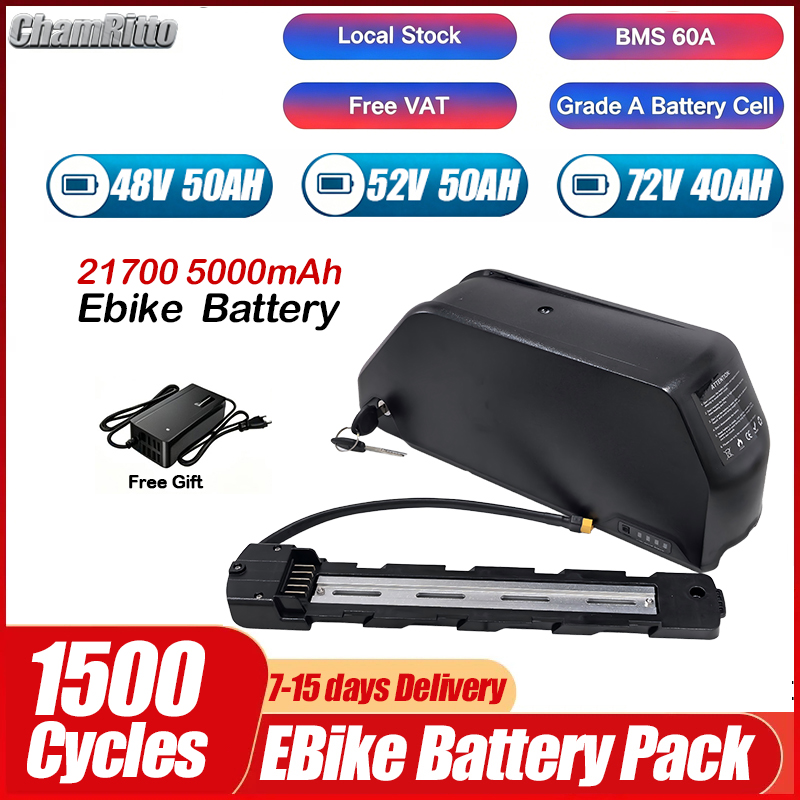 Electric Bicycle Battery 72V 30Ah - Sepeda listrik 36v 48v 52v 25ah