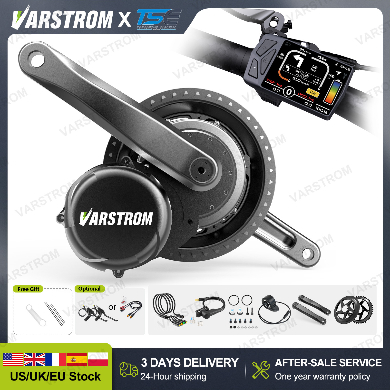 Tongsheng Tsdz2B Mid Drive Motor - [Pengiriman 3 Hari] Tongsheng Mid Motor