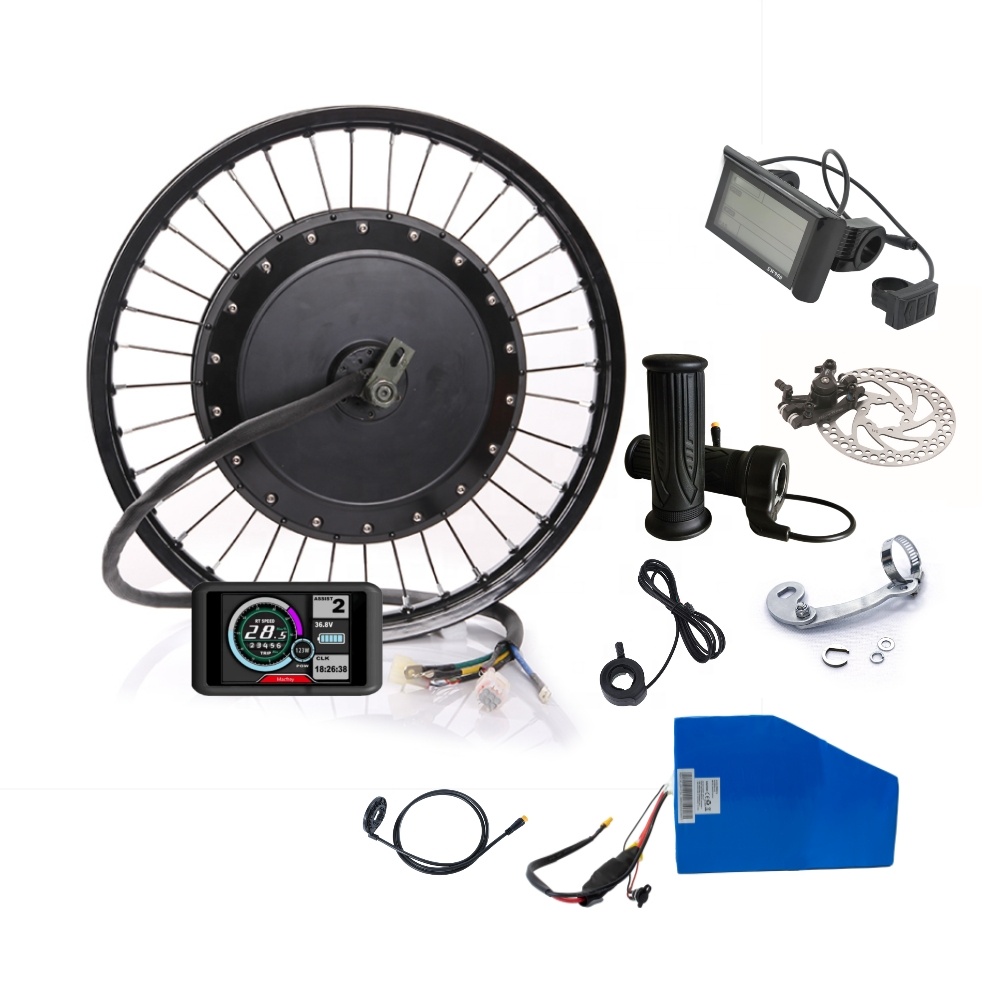 72V 5000W Hub Motor Kit - Kit Konversi Sepeda Listrik Torsi Besar