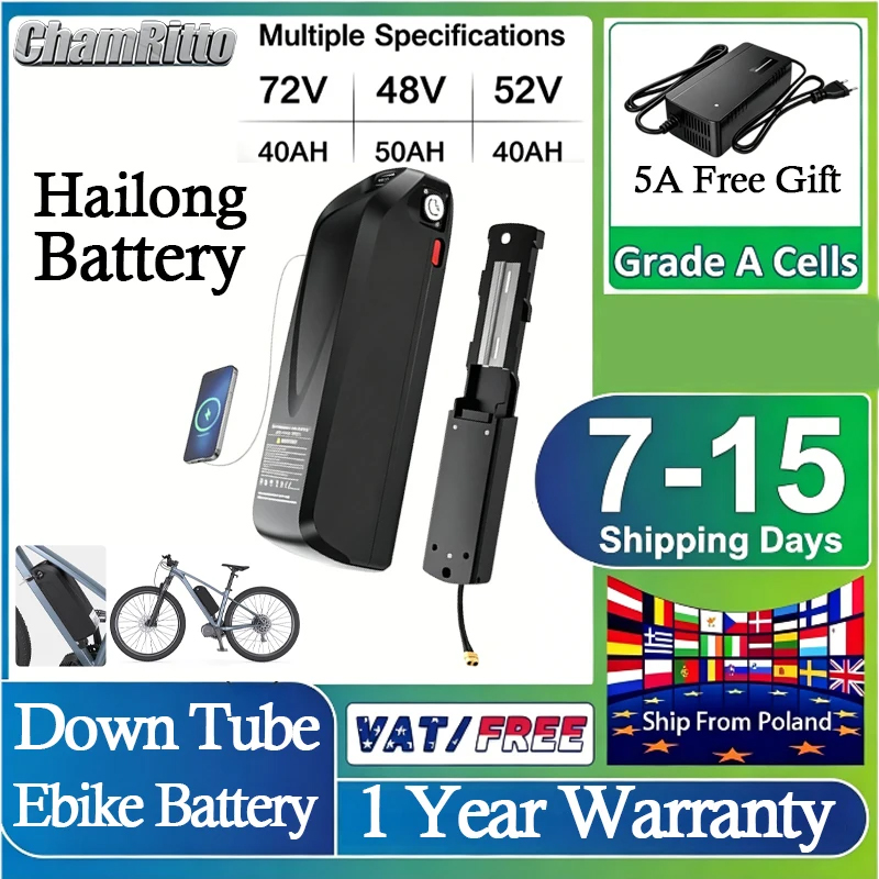 Ebike Conversion Kit 72V 3000W - Kit konversi 52V 2000w, baterai ebike