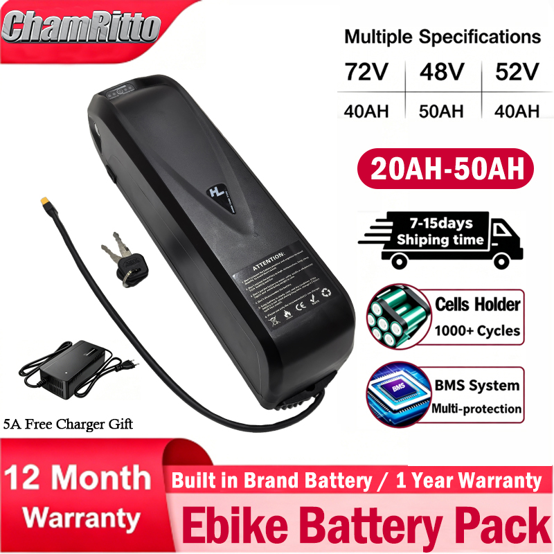 Ebike Battery 48V 20Ah Hailong - Baterai Ebike Hailong Max 72V60V 48V