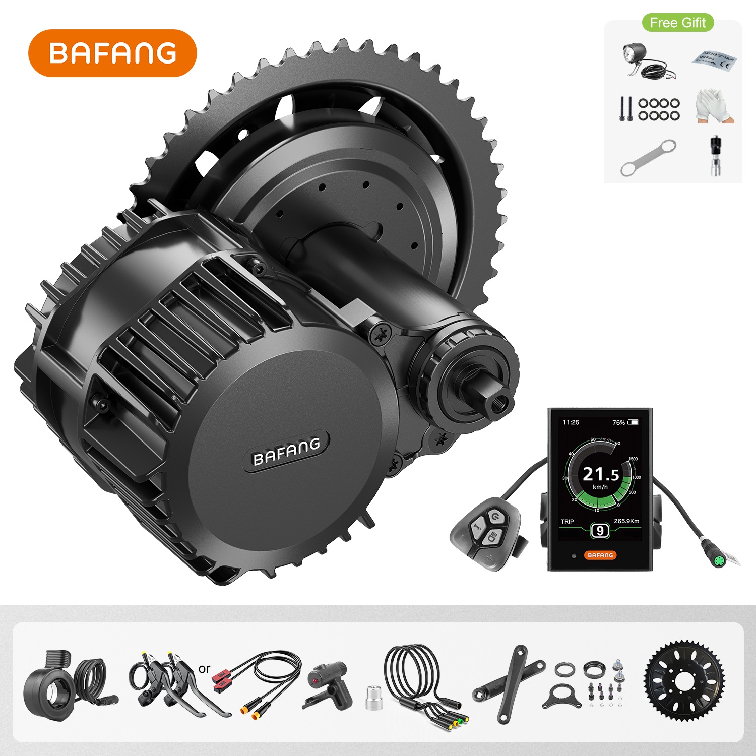 Mid Drive Motor Kit 52V 1000W - Bafang UART 48V/52V 1000W Motor Mid