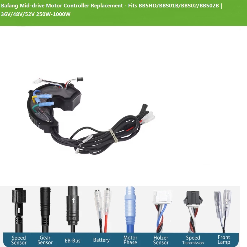 Mid Drive Motor Kit 52V 1000W - Penggantian Kontroler Motor Mid-drive Bafang -