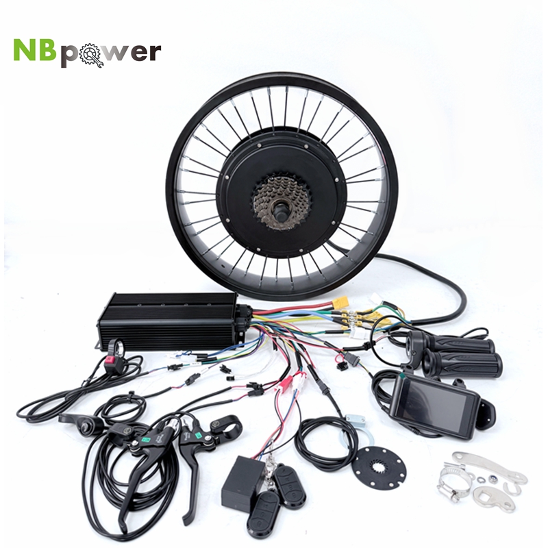 72V 5000W Hub Motor Kit - Kit Konversi Sepeda Listrik Fat Ebike/Sepeda