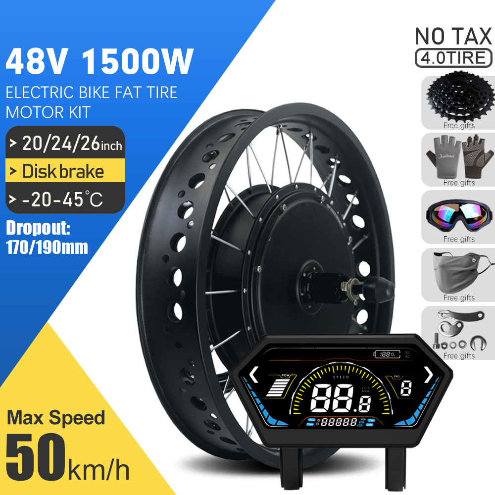 72V 5000W Hub Motor Kit - Kit Sepeda Listrik Fat Bike 48V
