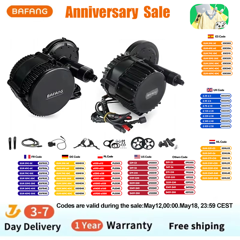 Bafang Bbshd 1000W Conversion Kit - Bafang BBSHD 1000W 48V 68mm Motor
