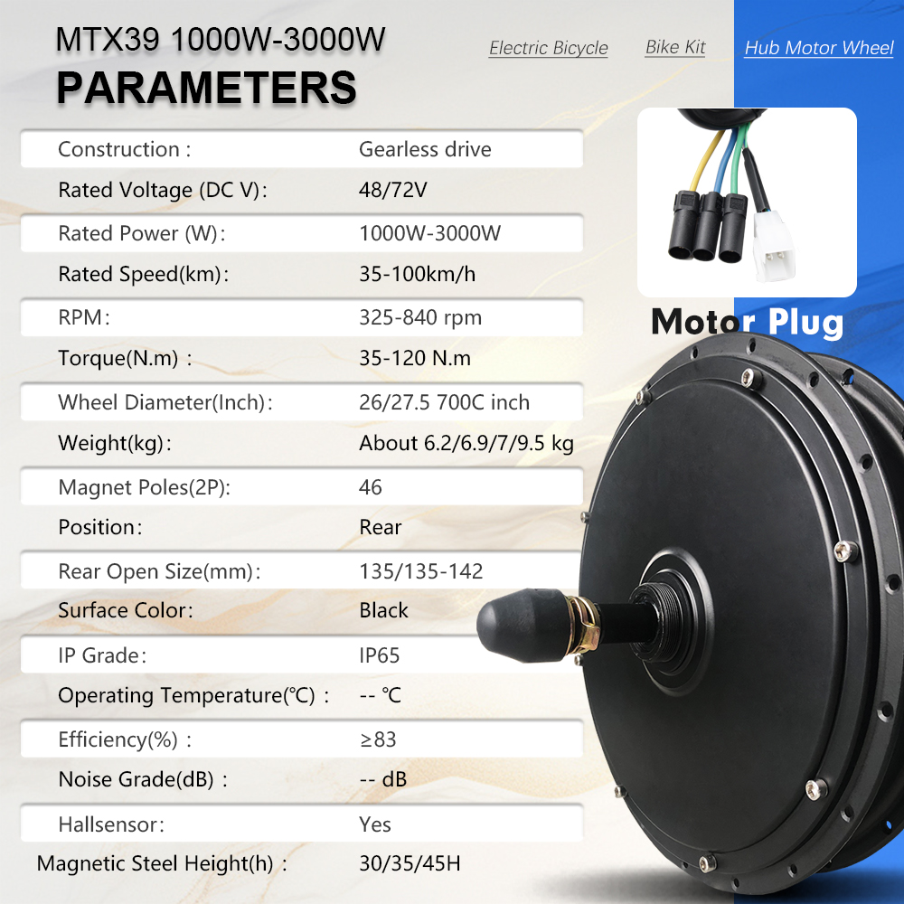 Kit Konversi Sepeda Listrik MT - Ebike Conversion Kit 72V 3000W ulasan dan harga