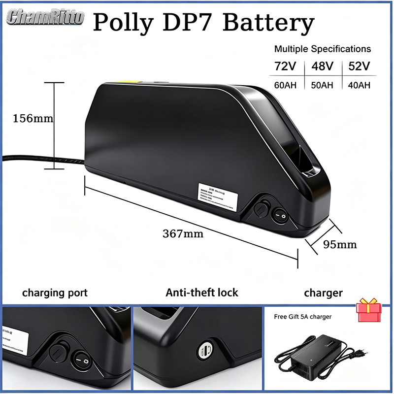 Sepeda listrik 36v 48v 52v 25a - Electric Bicycle Battery 72V 30Ah ulasan dan harga
