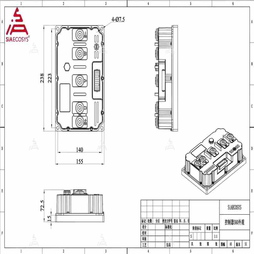ND961200 Fardriver 96V 600A 12 - Programmable Bldc Motor Controller 96V ulasan dan harga