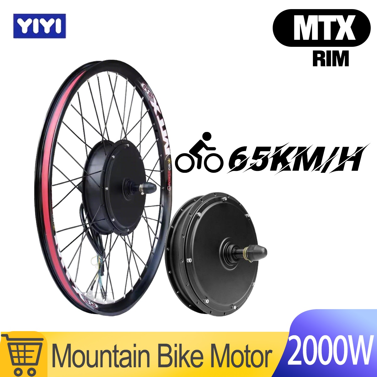 MTX 48V52V 2000W Roda Motor Eb - Ebike Conversion Kit 72V 3000W ulasan dan harga