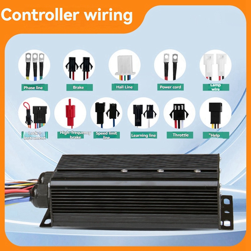Set Pengontrol Tiga Mode Seped - Sine Wave Controller 48V 72V 80A ulasan dan harga