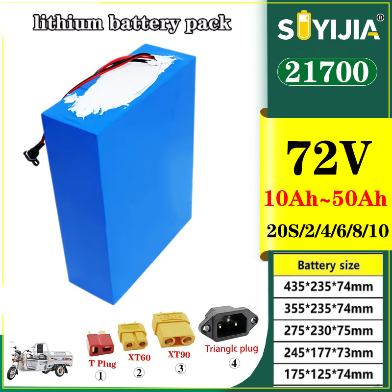 Baterai Lithium 21700 72V 50Ah - Electric Bicycle Battery 72V 30Ah ulasan dan harga