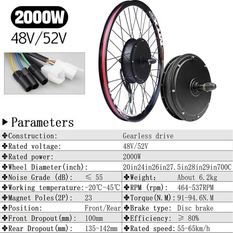Kit Konversi E-Bike 72V 5000W  - Ebike Conversion Kit 72V 3000W ulasan dan harga