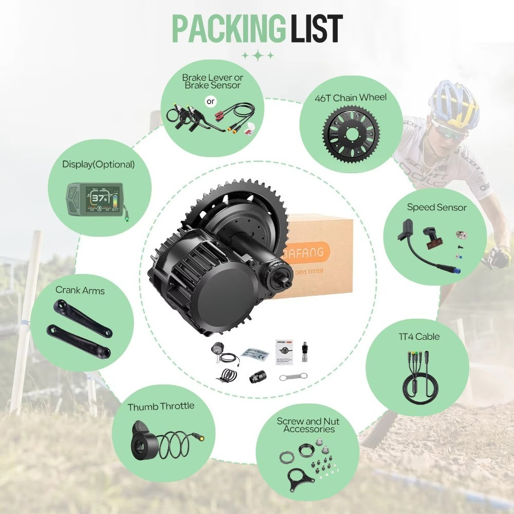 Kit Konversi Motor Mid Drive B - Mid Drive Motor Kit 52V 1000W ulasan dan harga