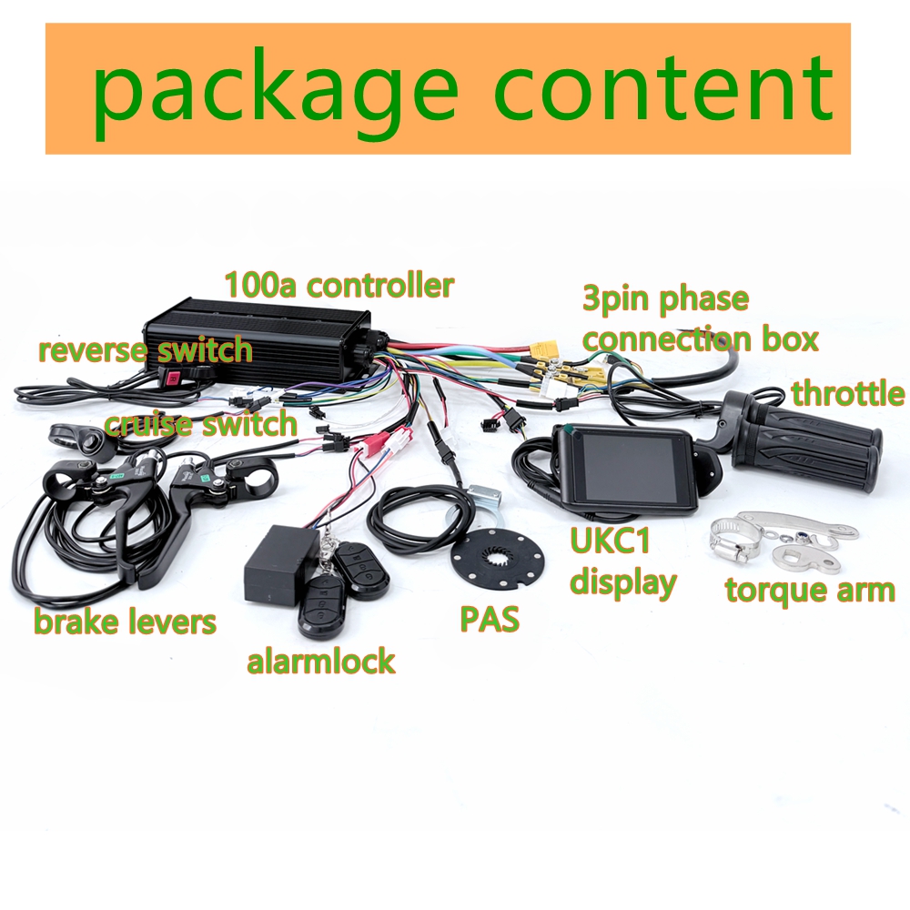Kit Konversi Sepeda Listrik Fa - 72V 5000W Hub Motor Kit ulasan dan harga