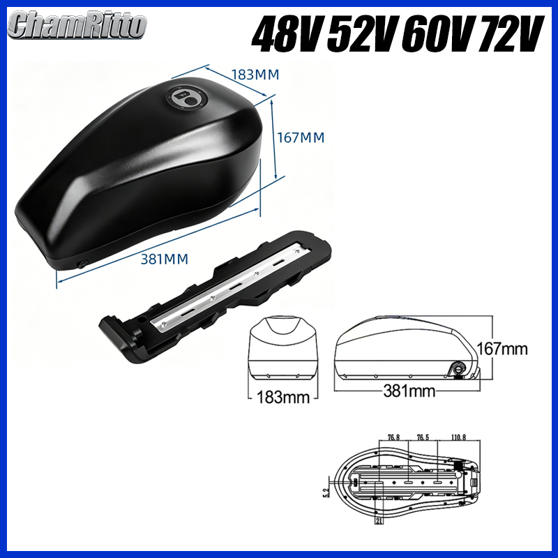 Baterai Tangki Bahan Bakar ebi - Electric Bicycle Battery 72V 30Ah ulasan dan harga