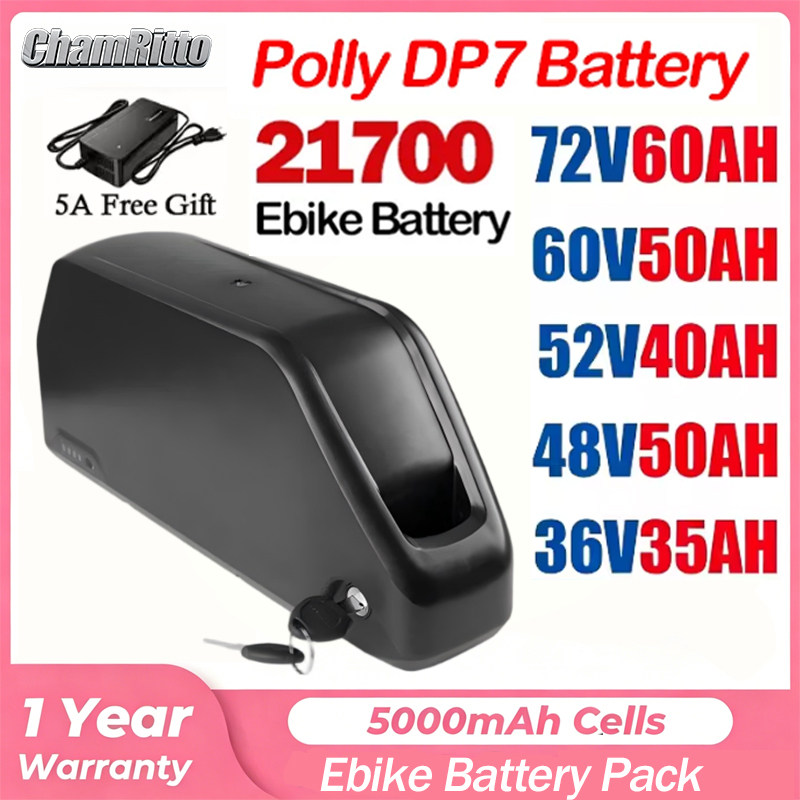 Baterai Hailong Polly 52v50ah  - Electric Bicycle Battery 72V 30Ah ulasan dan harga