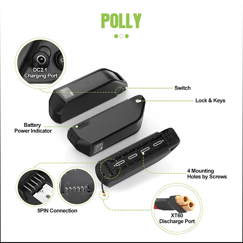 Baterai Hailong Polly 52v50ah  - Electric Bicycle Battery 72V 30Ah ulasan dan harga