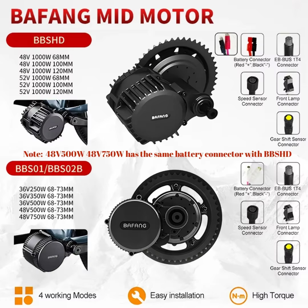 Kit Konversi Sepeda Listrik BA - Mid Drive Motor Kit 52V 1000W ulasan dan harga